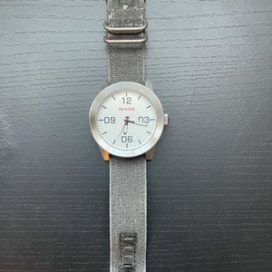 Nixon Corporal Stainless Watch with Leather Strap